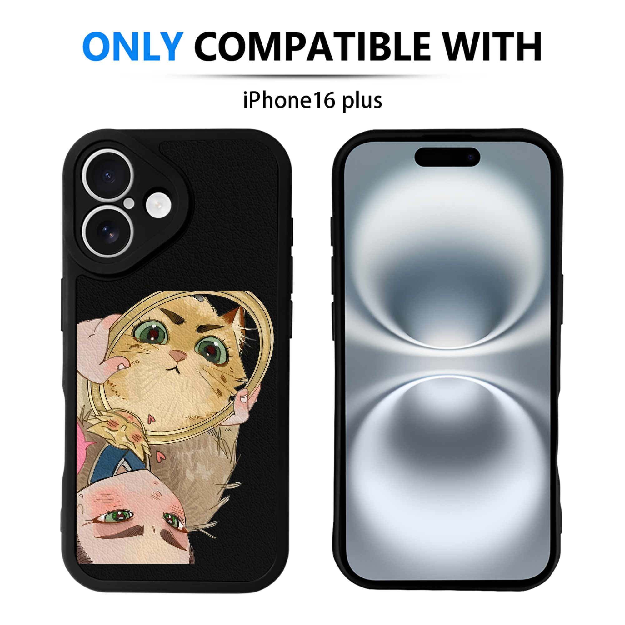 （画像用） Ne Zha 2 ナタ 魔童の大暴れ 【iPhone 16シリーズ対応】シリコンスマホケース（レザー調） 材質：シリコン